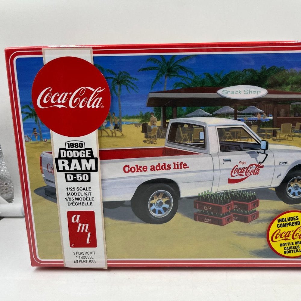 AMT Coca-Cola 1980 Dodge Ram D-50 Plastic Model Kit New SEALED